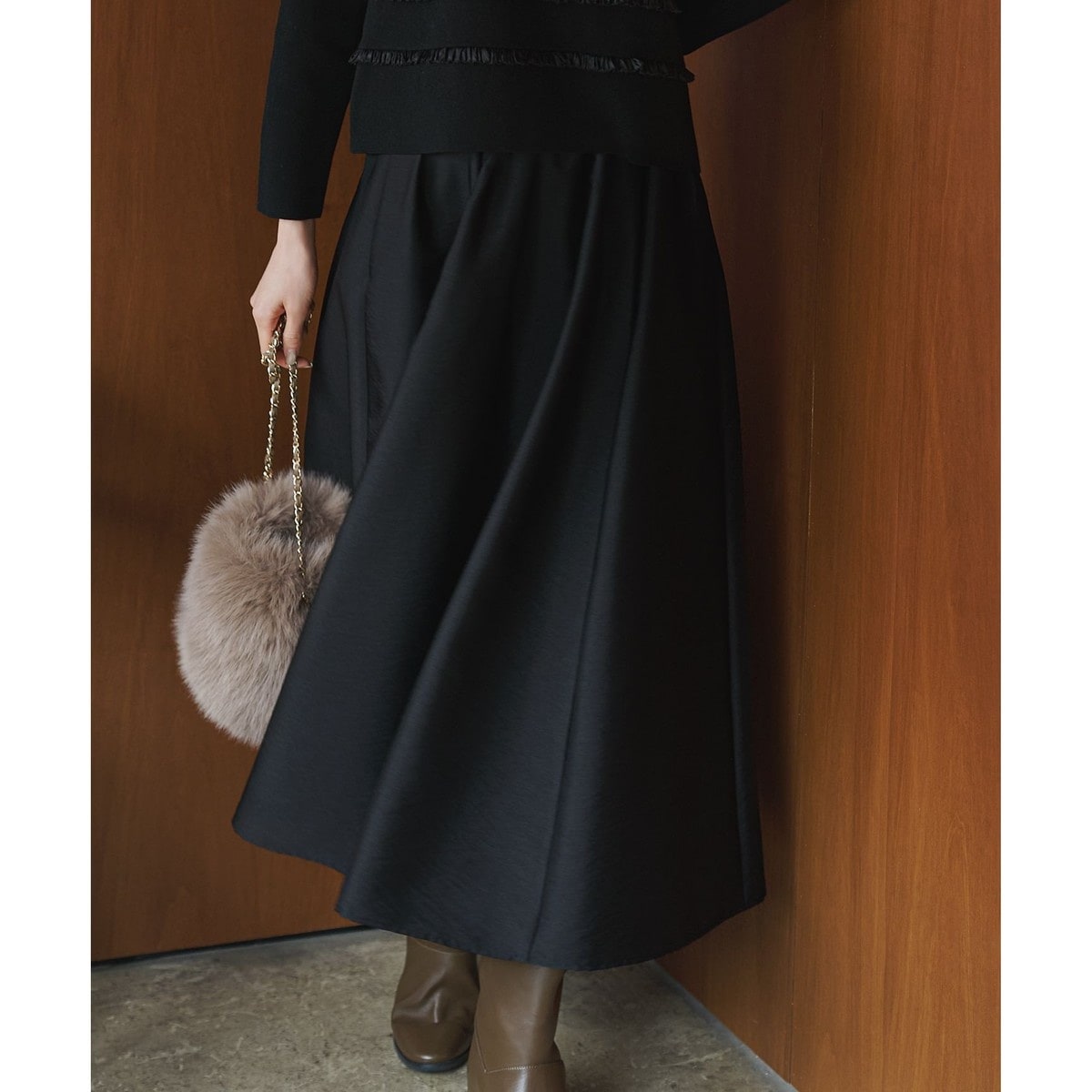 洗える】ネオプレーンジャージー タック スカート | 23区(23KU