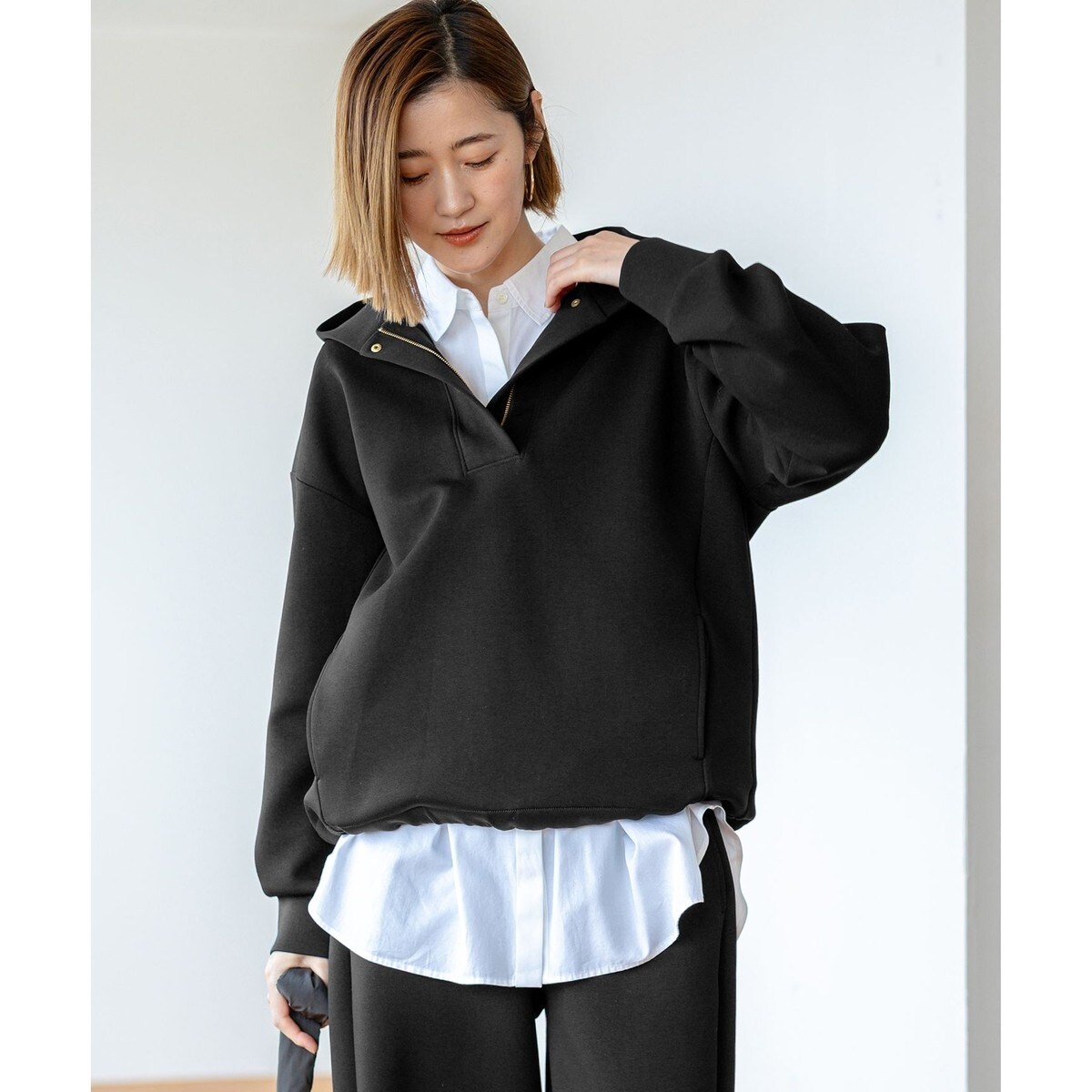 23区 　38　オーガニックコットンテリー フーディ 洗える】オーガニックコットンテリー フーディー | 23区(23KU