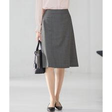 【セットアップ着用】ファインネスウール フレア スカート