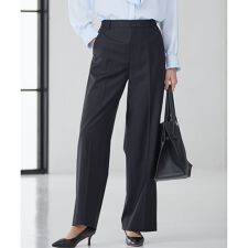 【セットアップ着用】ファインネスウール ワイド パンツ