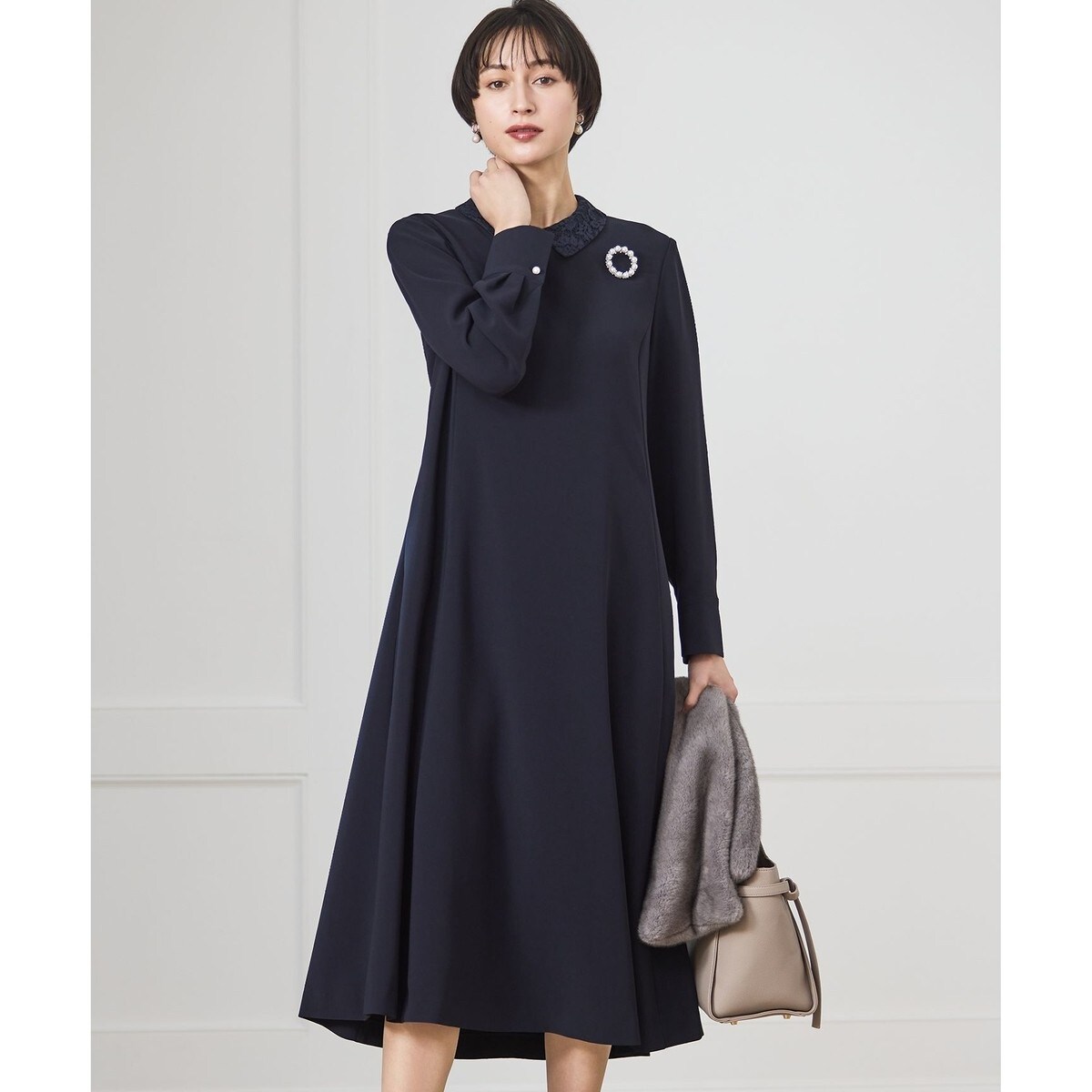 洗える】Ratti チェーンモチーフ ワンピース | 23区(23KU) | マルイ