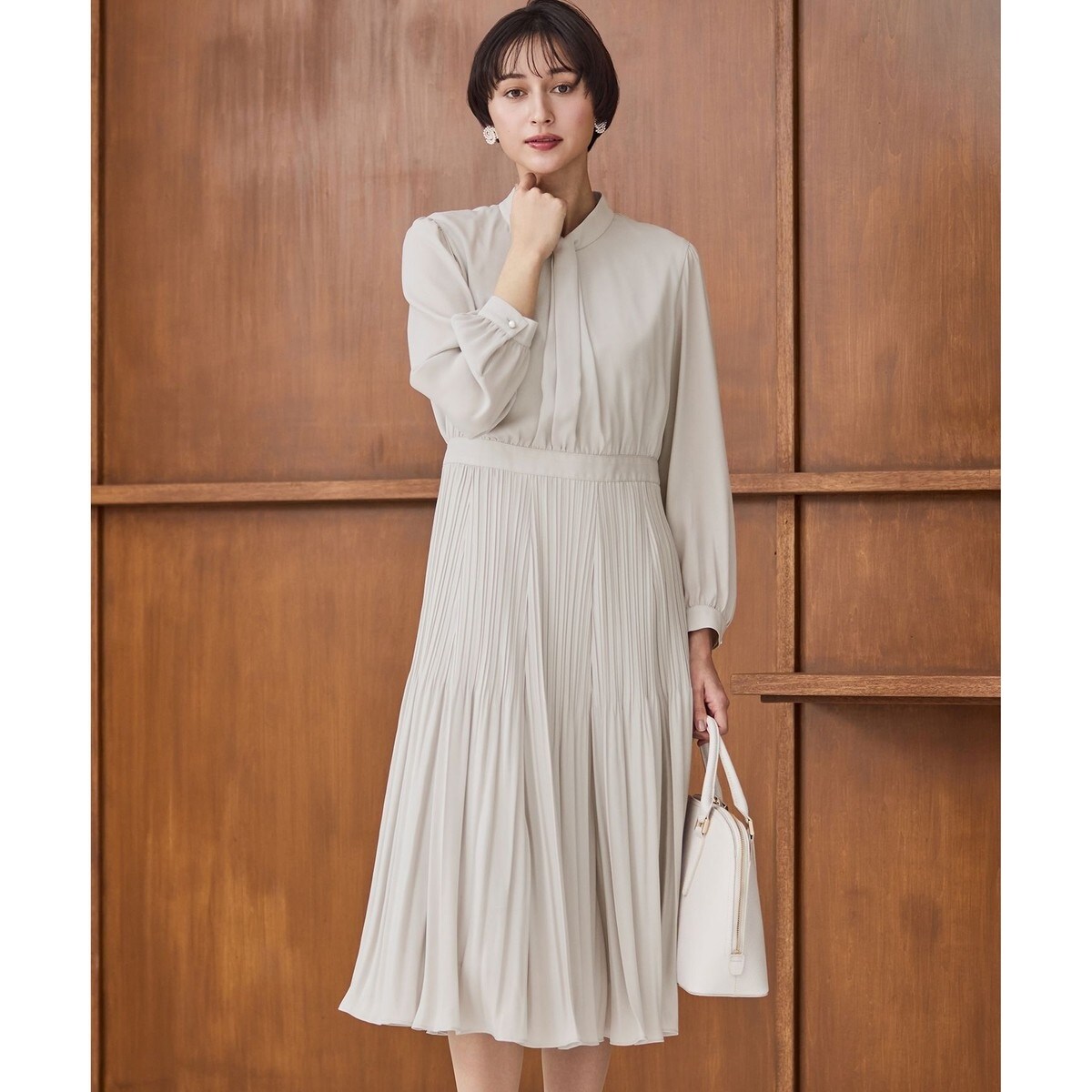 leur logette/ルールロジェット】COTTON SILK OP：ワンピース