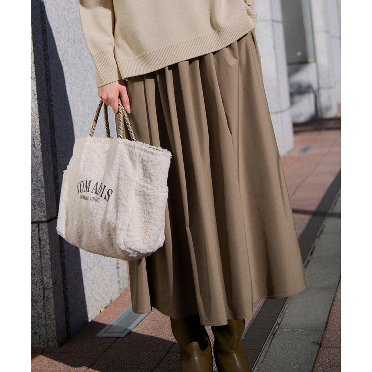 チェックスカート〈58cm丈/裏地付/ウォッシャブル/撥水〉【スクール