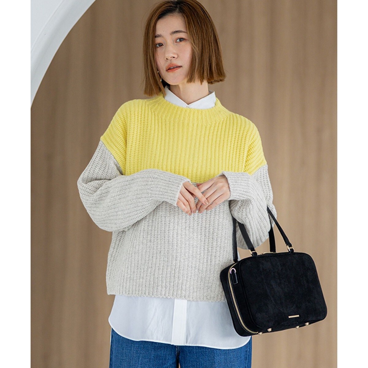 ウールカシミヤブレンドバルキー タートルネック ニット | 23区(23KU