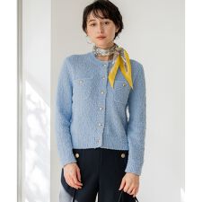 ファンシーツィーディー ポケットデザイン カーディガン