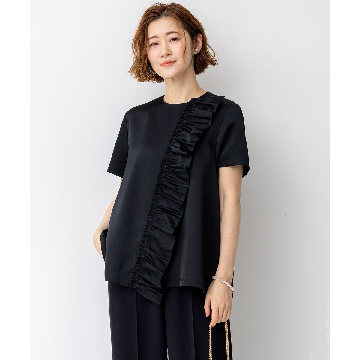 洗える】エンブロイダリー コンビ ブラウス | 23区(23KU) | マルイ