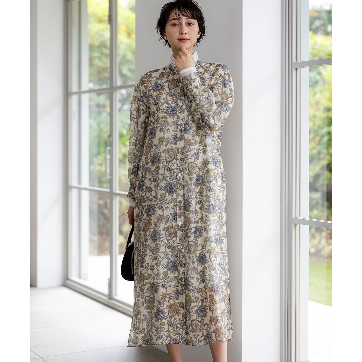 洗える】TWマットクロス シャツワンピース | 23区(23KU) | マルイ