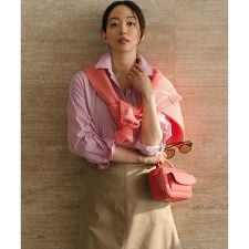 【見上愛さん着用/VERY掲載】CANCLINI シャーティング ベーシックシャツ