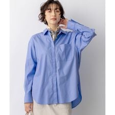 【Oggi掲載・見上愛さん着用】CANCLINI シャーティング ルーズフィットシャツ