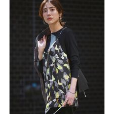 カラーリリープリント キャミソールブラウス