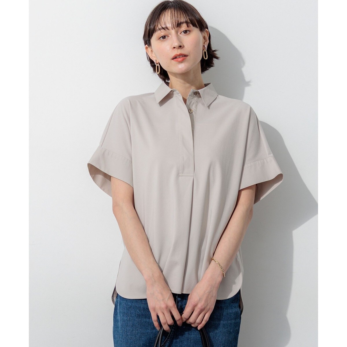 ファインツイストポンチ スキッパー カットソー | 23区(23KU) | マルイ