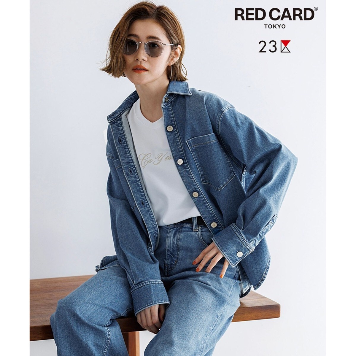 RED CARD TOKYO×23区】 ストレッチ デニムシャツ | 23区(23KU