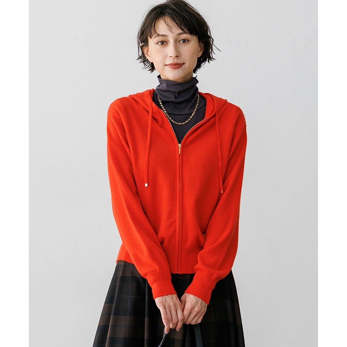 カシミヤシルクニットパーカー 21ss カシミヤシルクニットパーカー