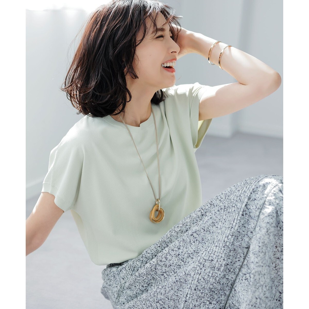 レーヨンポリエステル ストレッチ ニット | 23区(23KU) | マルイ