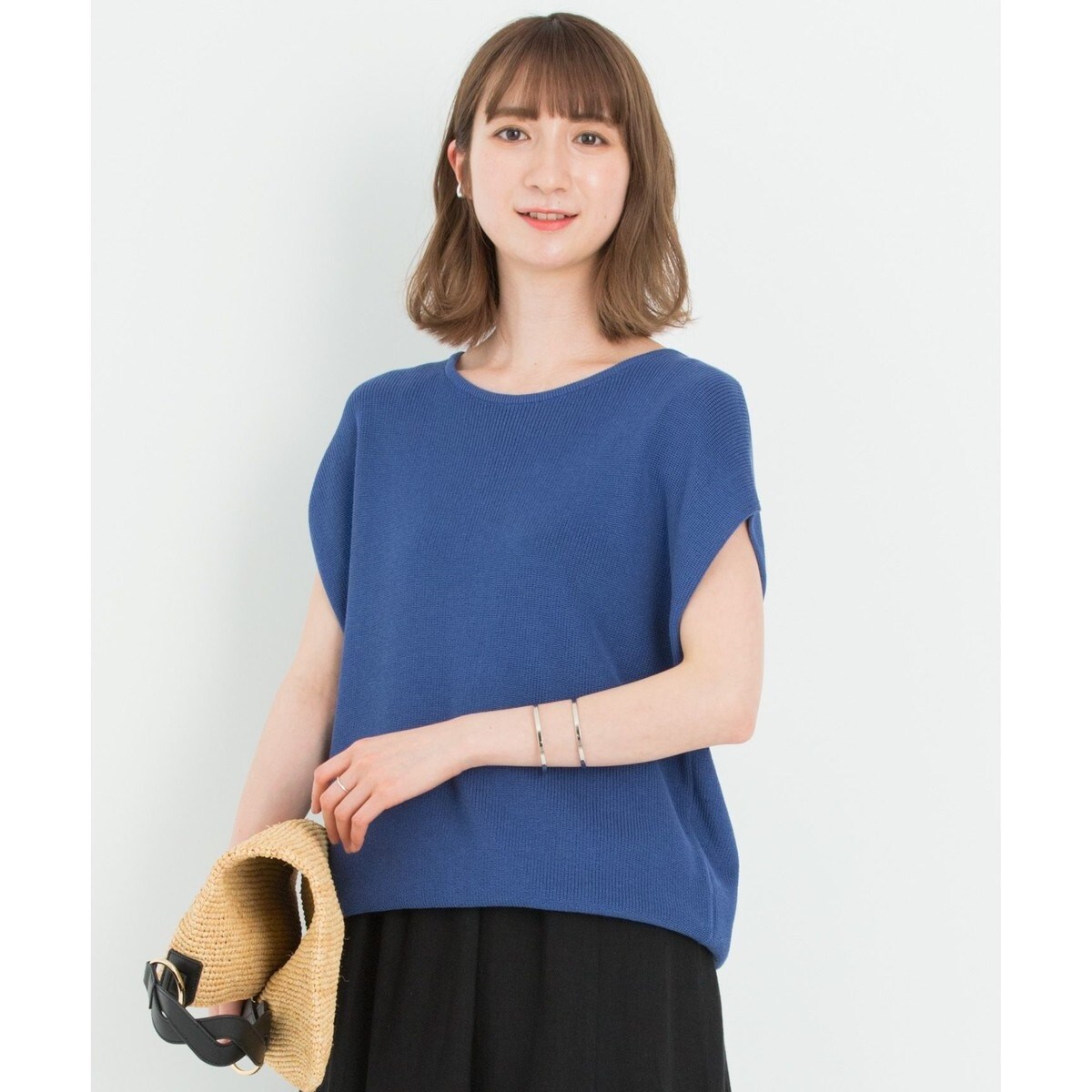 新品タグ付き♡23区 【洗える】ドライコットンブレンド ニット 春夏 現行 ドライコットンブレンド ニット | 23区(23KU) | マルイウェブチャネル