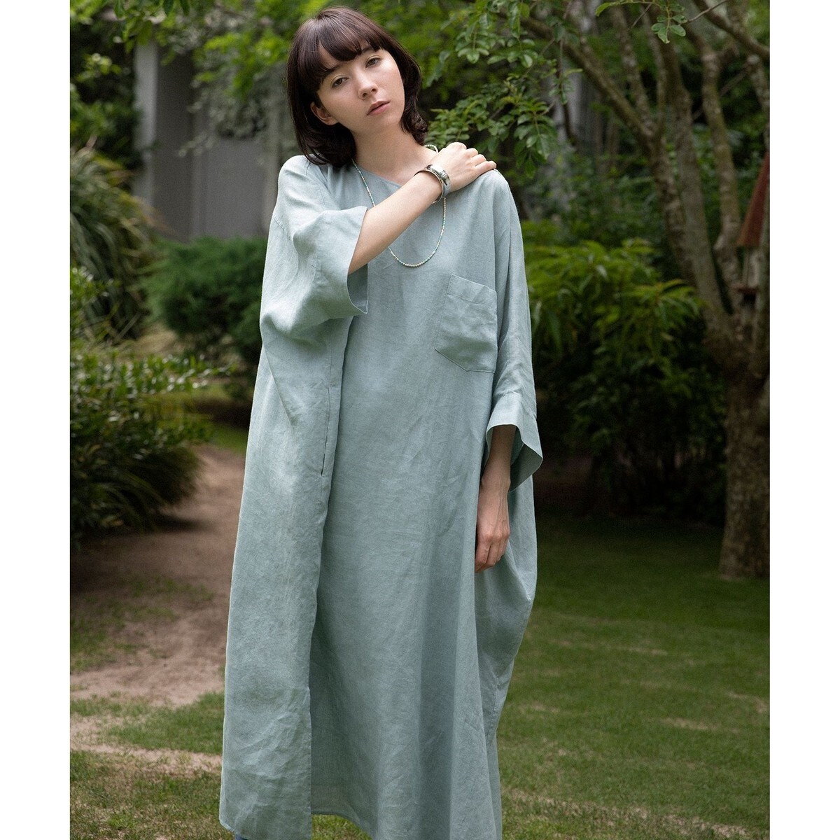 ワンピース 【一部店舗限定】LIBECO オーバーサイズ ワンピース