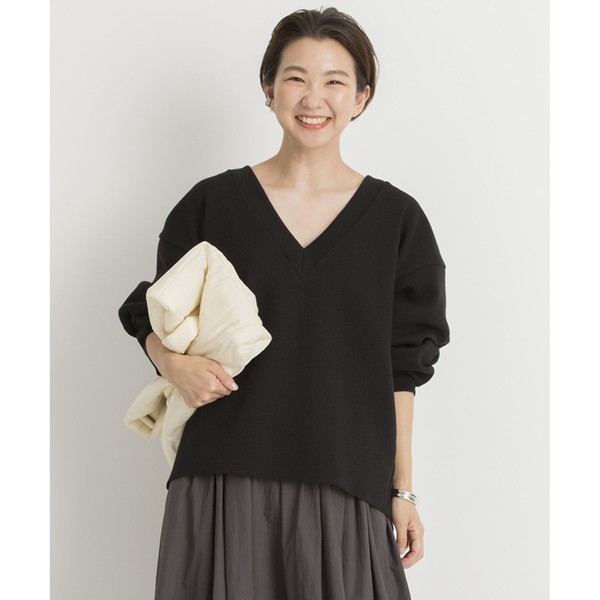 よろしくお願いしますmideal open shoulder tulle tunic - チュニック