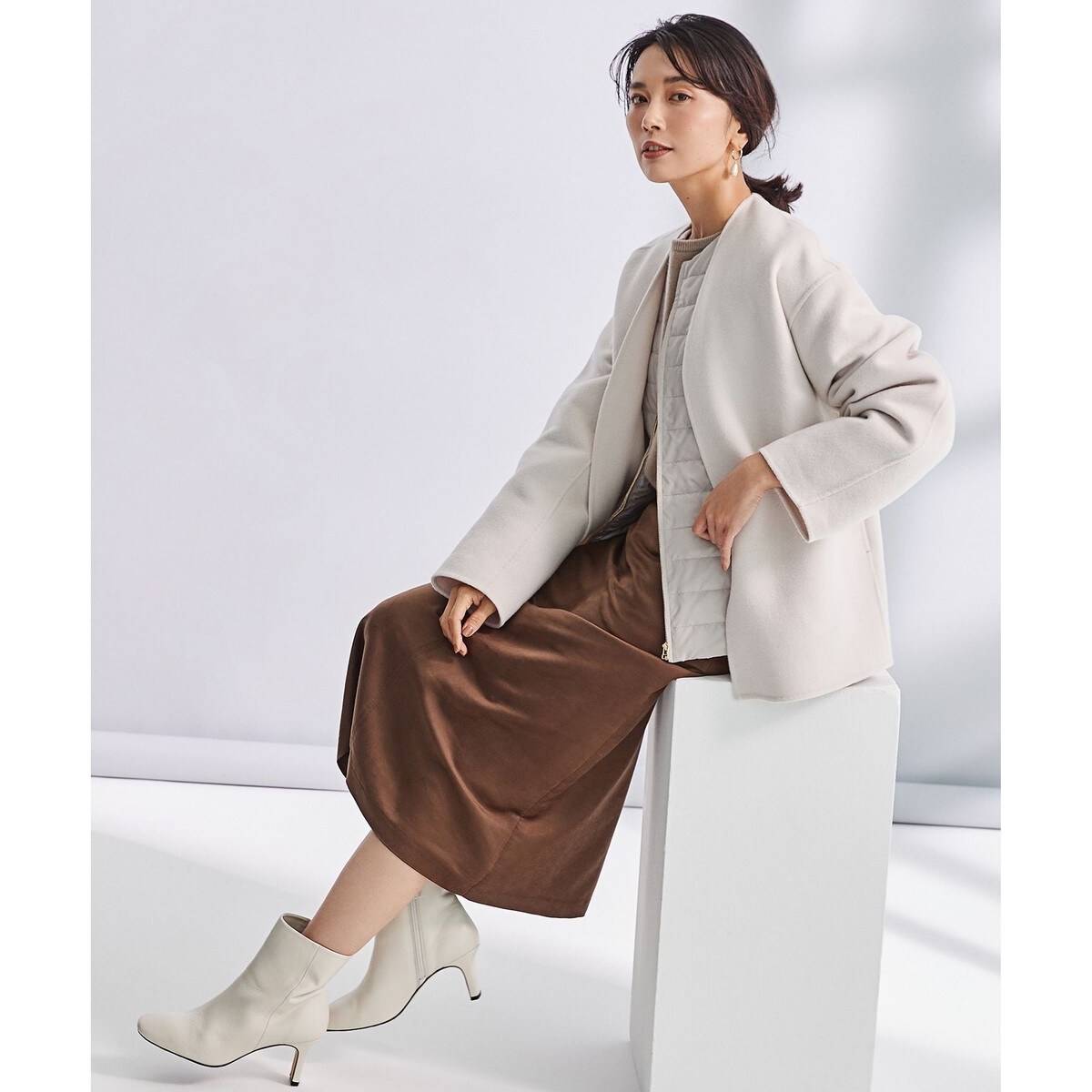 MANTECOリバー ショート コート | 23区(23KU) | マルイウェブチャネル