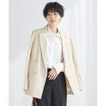 コットンリネンストレッチダブルブレスト ジャケット | 23区(23KU 