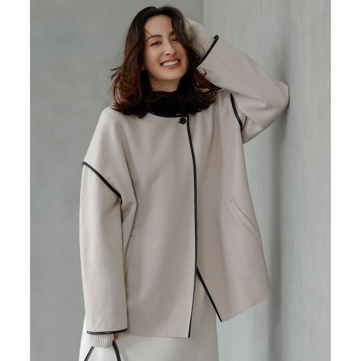 コンプレストパイル ショートアウター | 23区(23KU) | マルイウェブ