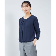 洗える】シルキーデシン ボールチェーン カットソー | 23区(23KU 