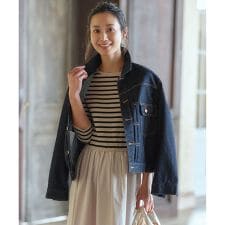 【洗える】23区DENIM ストレッチ ジャケット