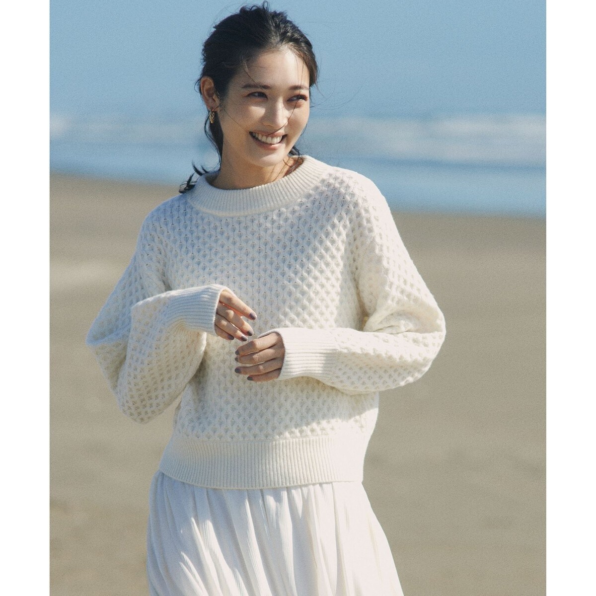 23区 ハニカム ニット　46サイズ(15号) 一部店舗限定/洗える】ハニカム ニット | 23区(23KU) | マルイウェブ