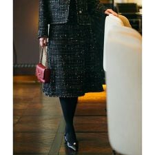 GIOLICAカラーミックスツイード スカート