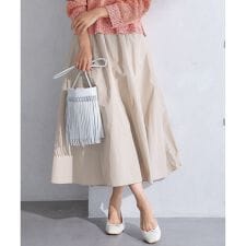 【洗える】ルミエールタフタ フレアスカート