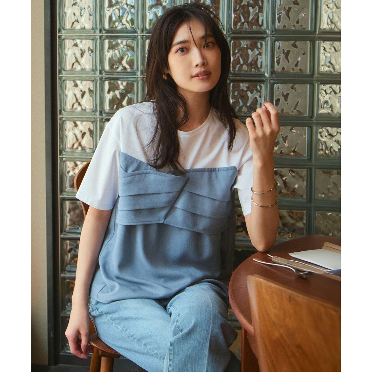 23区｜【WEB限定カラーあり/洗える】スムースデザイン コンビ