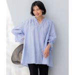 洗える】LIBECOリネン ティアード チュニック ブラウス | 23区(23KU 