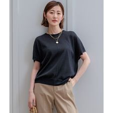 【洗える】クリスピーシアールレックス フレンチスリーブ プルオーバー