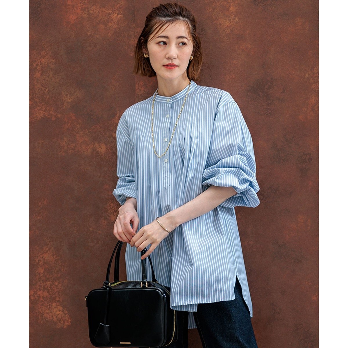 【洗える】CANCLINI ボリュームデザイン ブラウス