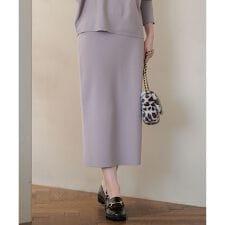 【洗える】ヴィスコースストレッチ タイトスカート