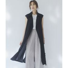 【CLASSY. 10月号掲載/洗える】ドレープ ジレ