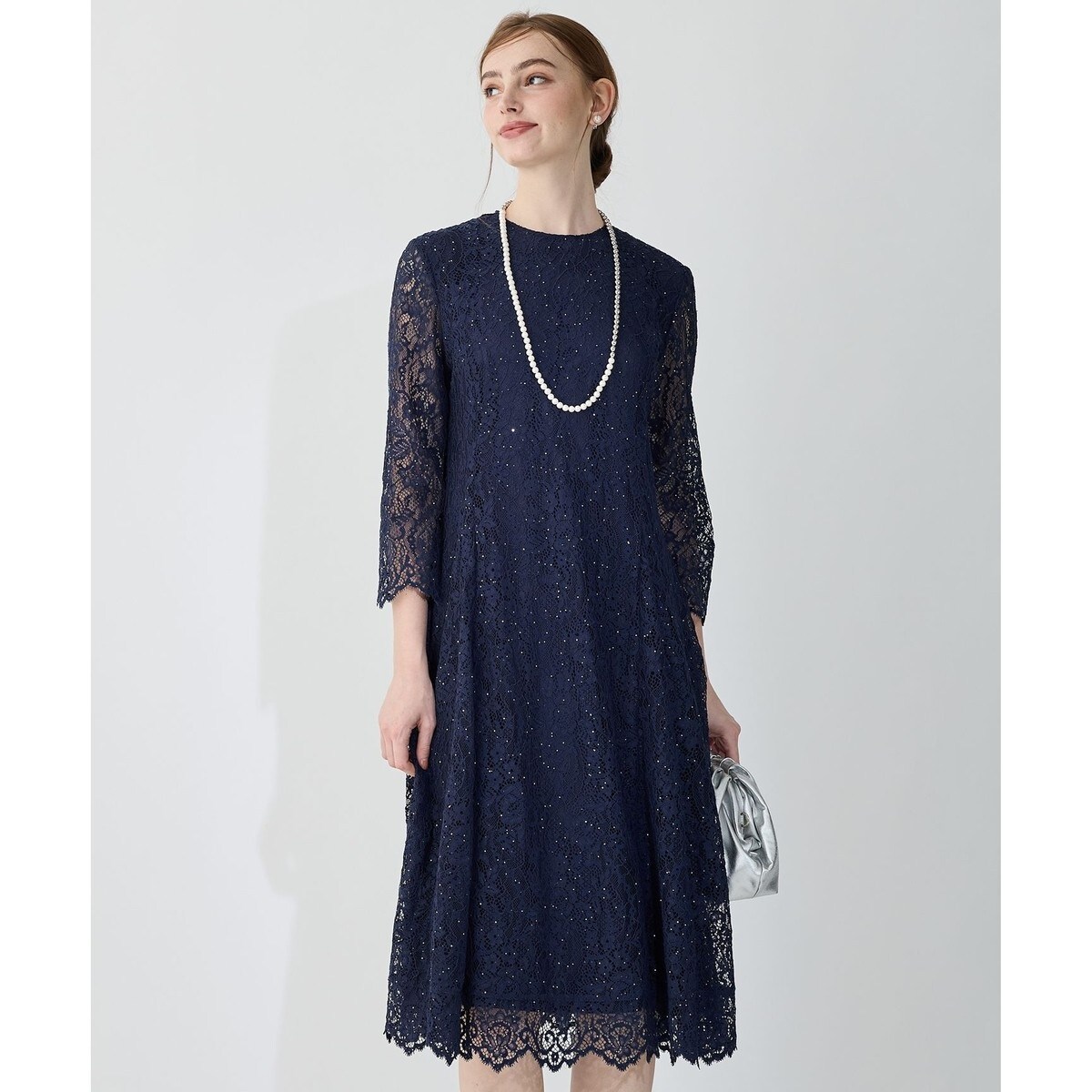 グレースコンチネンタル　タフタティアード　ワンピース グレースコンチネンタル タフタティアード ワンピース