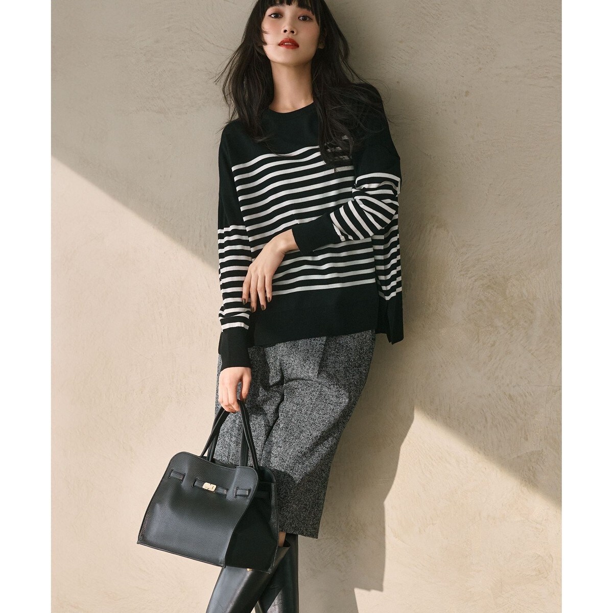 ヘリンボーンループツイード ハーフパンツ | 23区(23KU) | マルイ