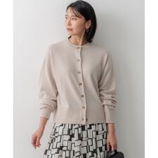 【Oggi12月号掲載/洗える】ピュアカシミヤ ニットカーディガン