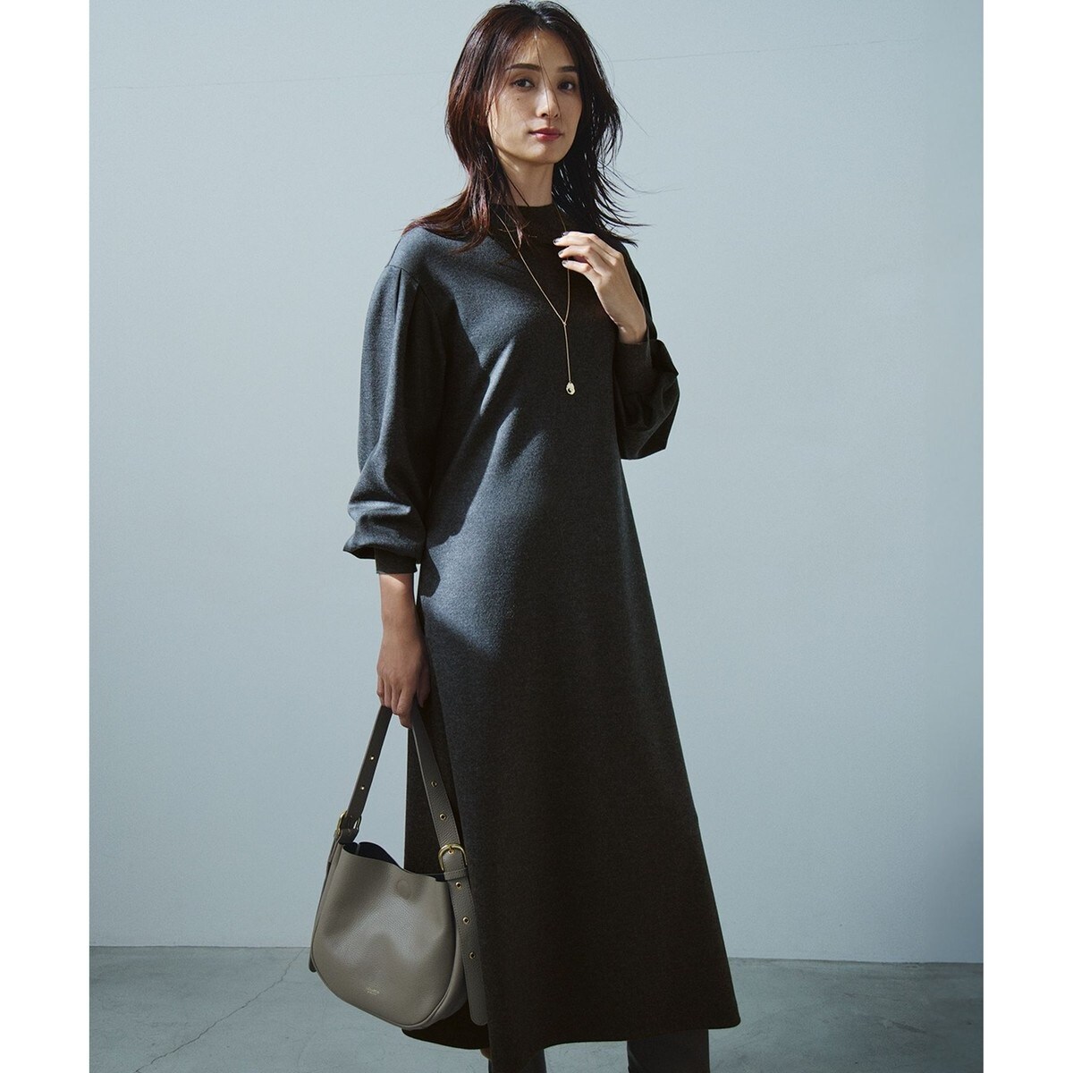 洗える】ウールミルドジャージー ワンピース | 23区(23KU) | マルイ