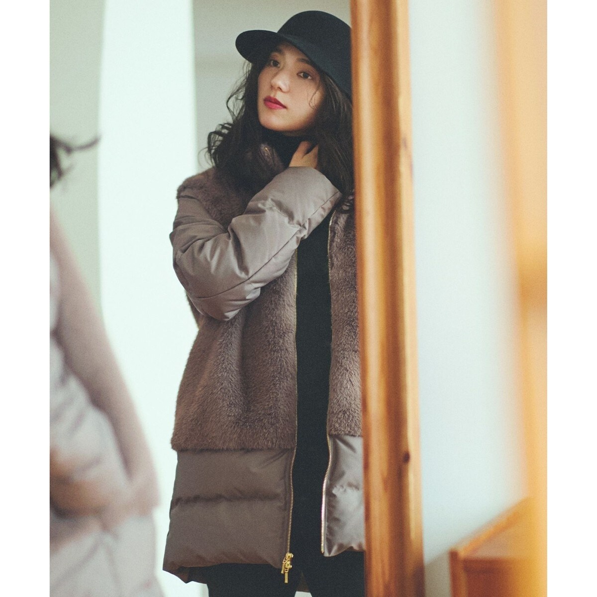 ECOPEL エコファーコンビ ダウンコート | 23区(23KU) | マルイウェブ