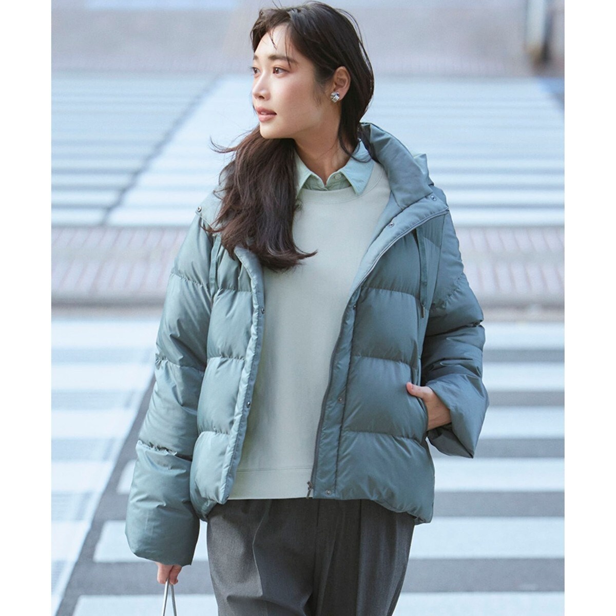 洗える】シレータフタ ショート ダウンコート | 23区(23KU