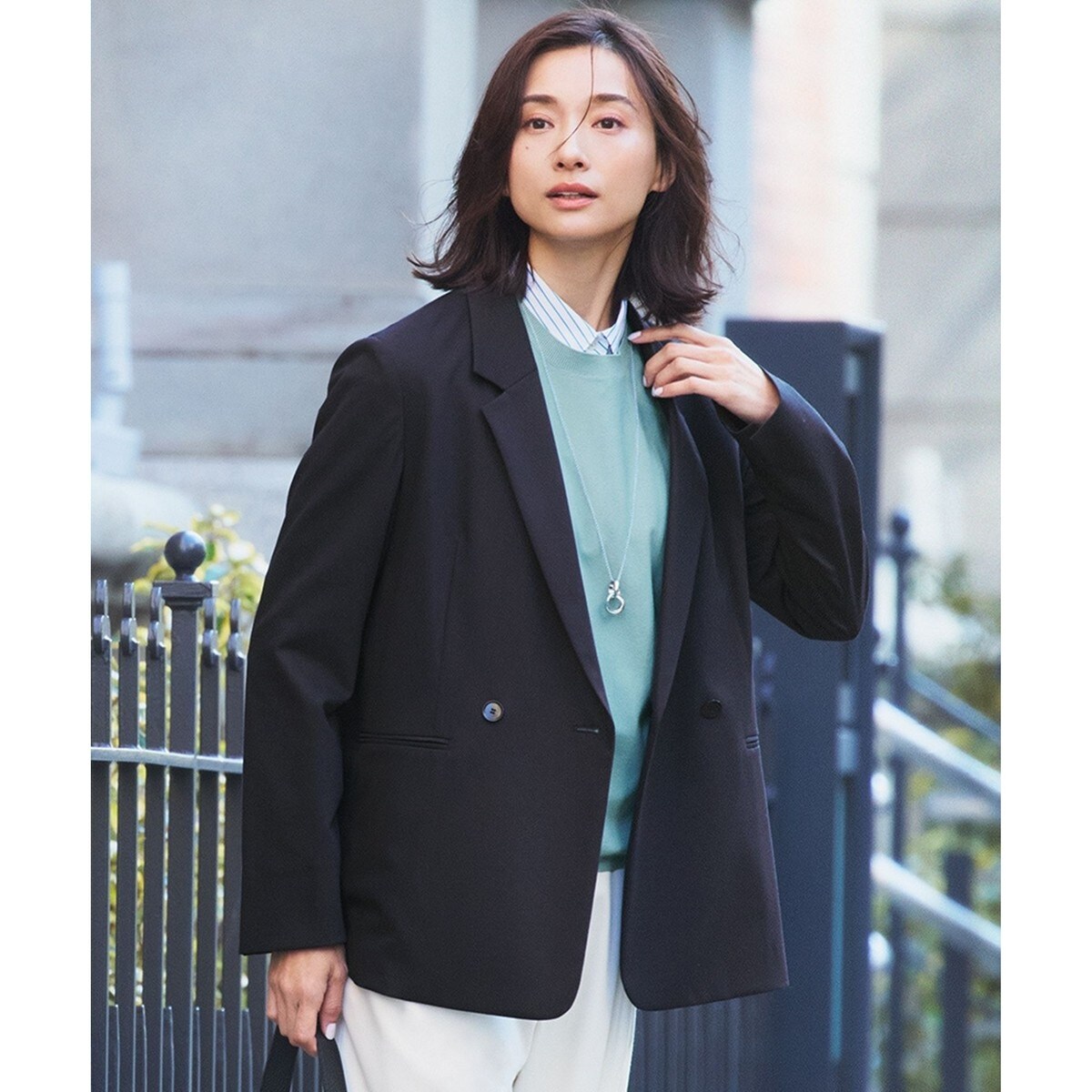 Oggi3月号掲載/セットアップ対応】 ライトクロス ジャケット