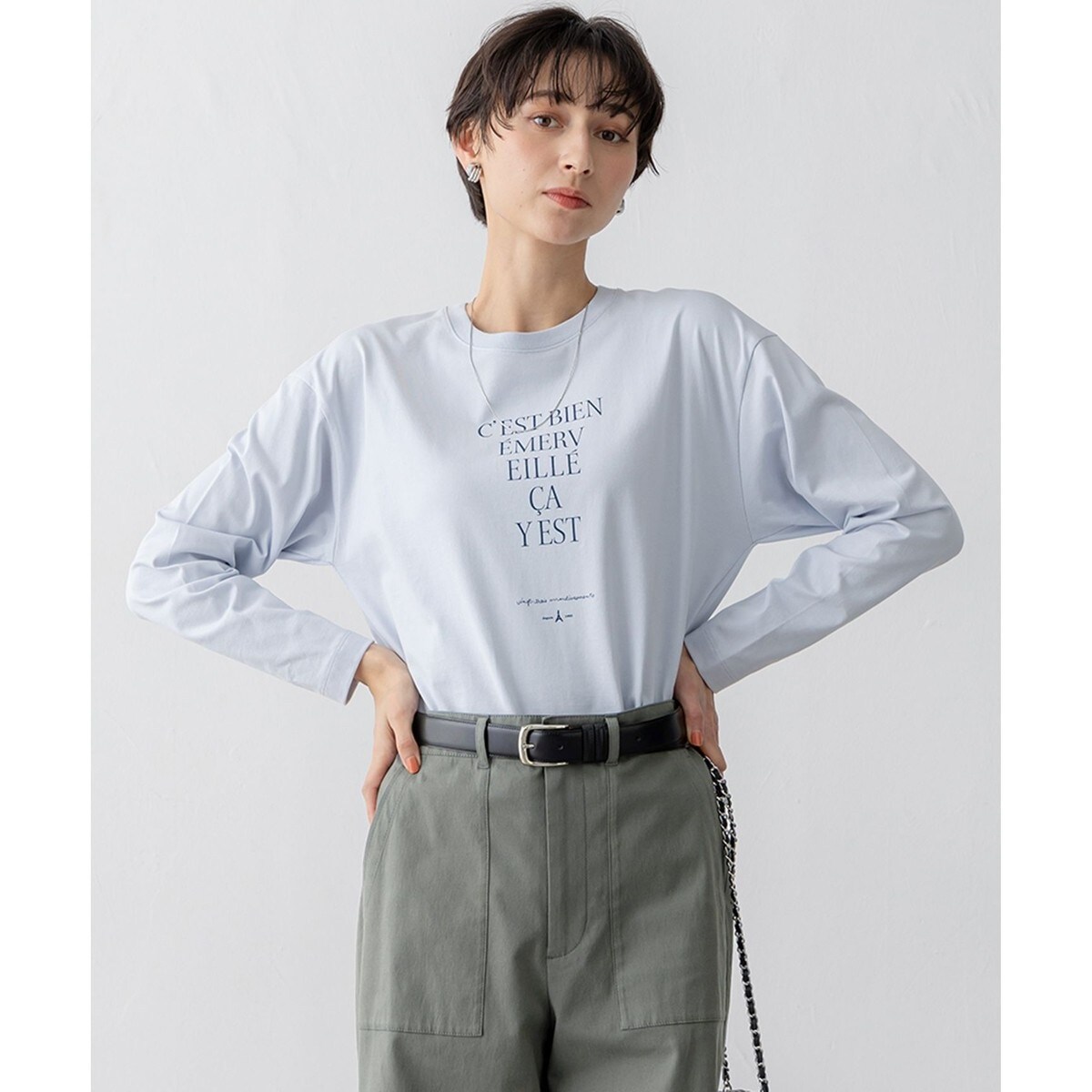 洗える】ラメジャージ TEE | 23区(23KU) | マルイウェブチャネル