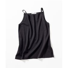 【洗える】シャイニーシアー ニット キャミソール