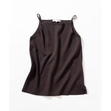 【洗える】シャイニーシアー ニット キャミソール