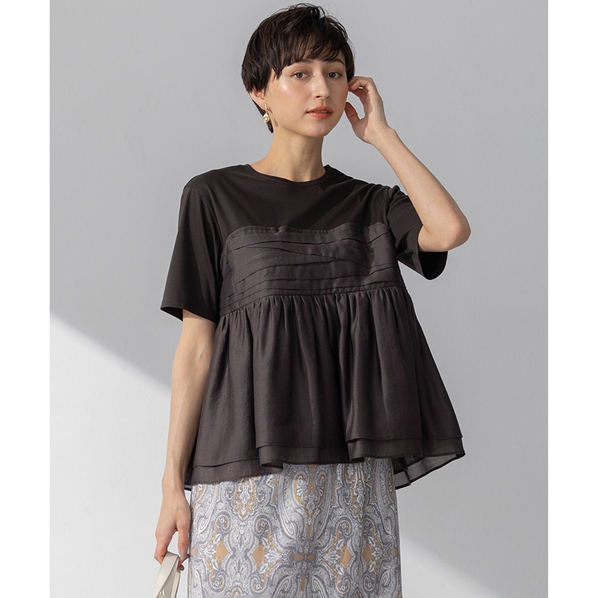 WEB&一部店舗限定カラーあり】オーガンジービスチェコンビ