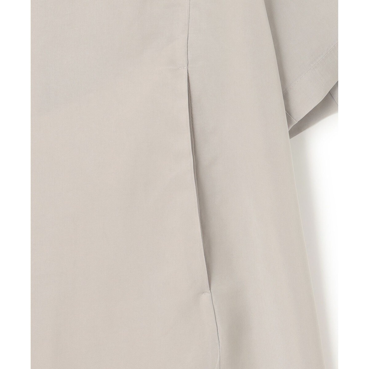 【接触冷感性/洗える】フィブリルツイル ハーフスリーブ ジャケット サイズ44 接触冷感性/洗える】フィブリルツイル ハーフスリーブ ジャケット