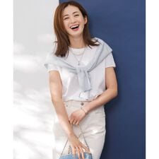 【汗じみ防止/速乾性】フレンチスリーブ  IT Tシャツ