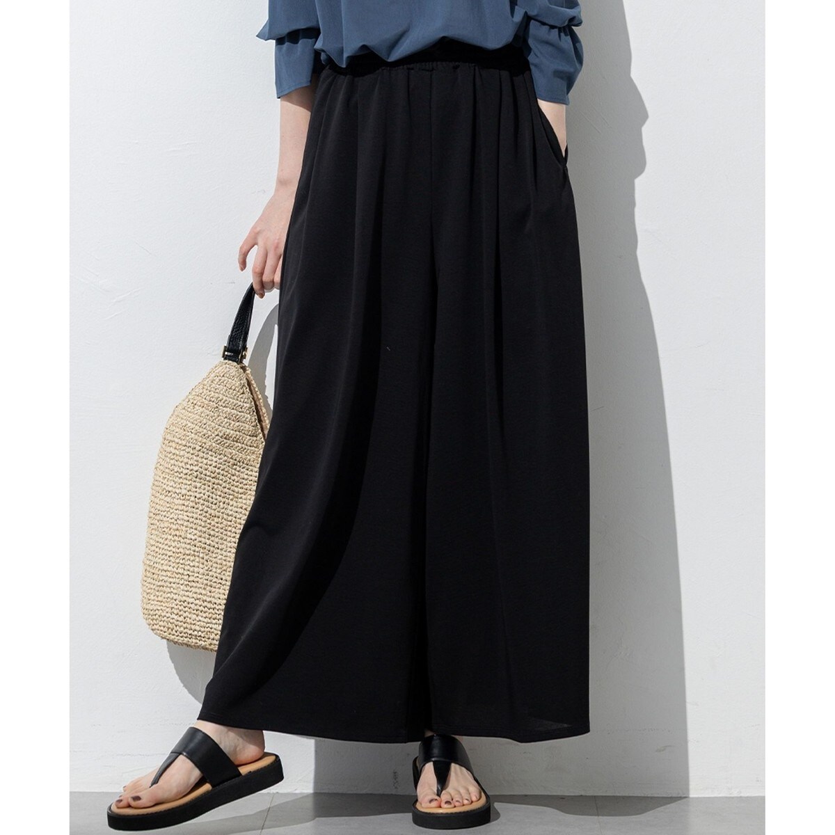 新作✨23区✨接触冷感 ツイストコットンプレーティング スリーブレス