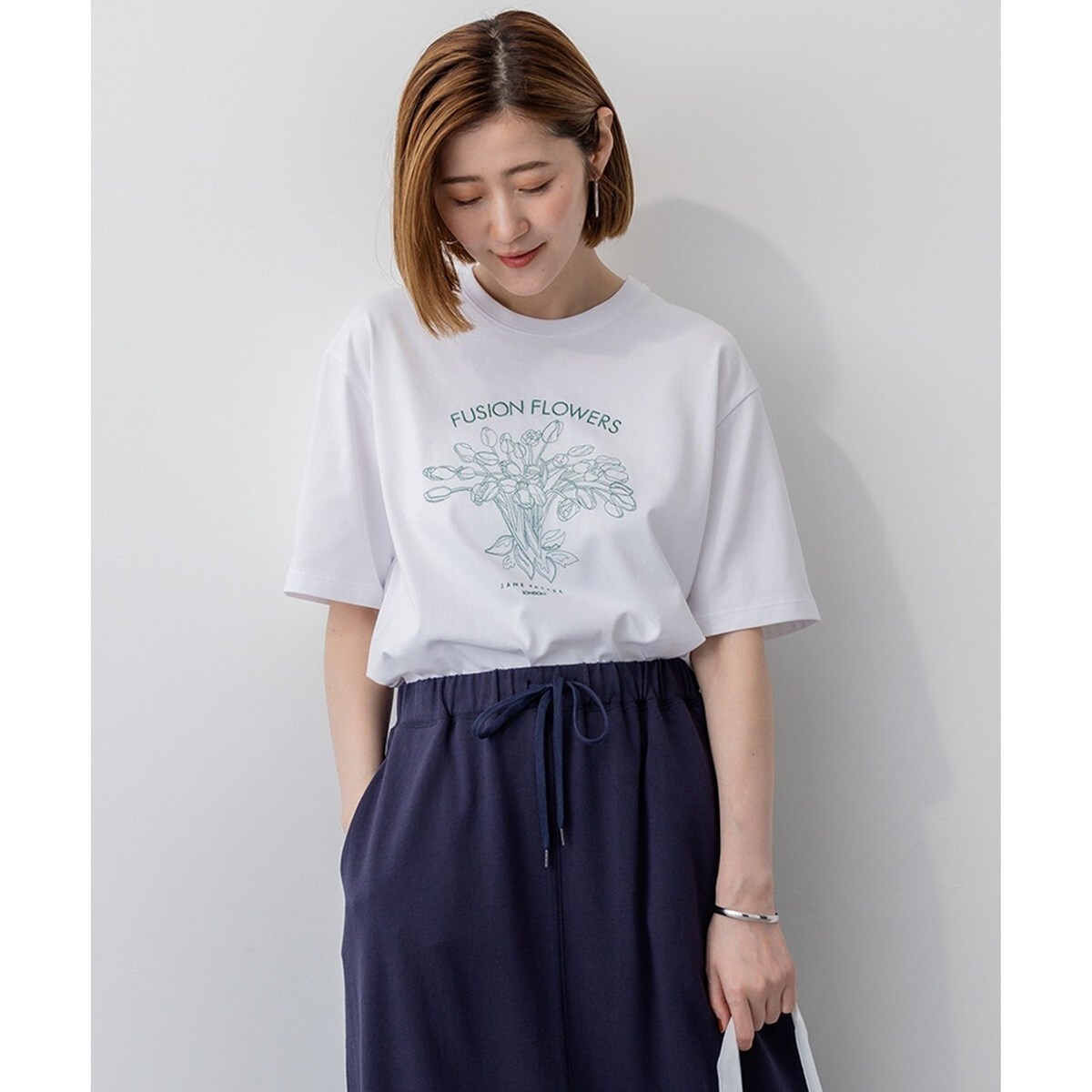 23区　JANE PACKER Tシャツ 洗える】JANE PACKERコラボ フォトプリント Tシャツ （カットソー